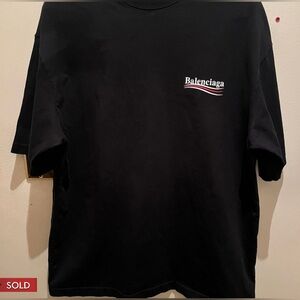 Balenciaga black shirt